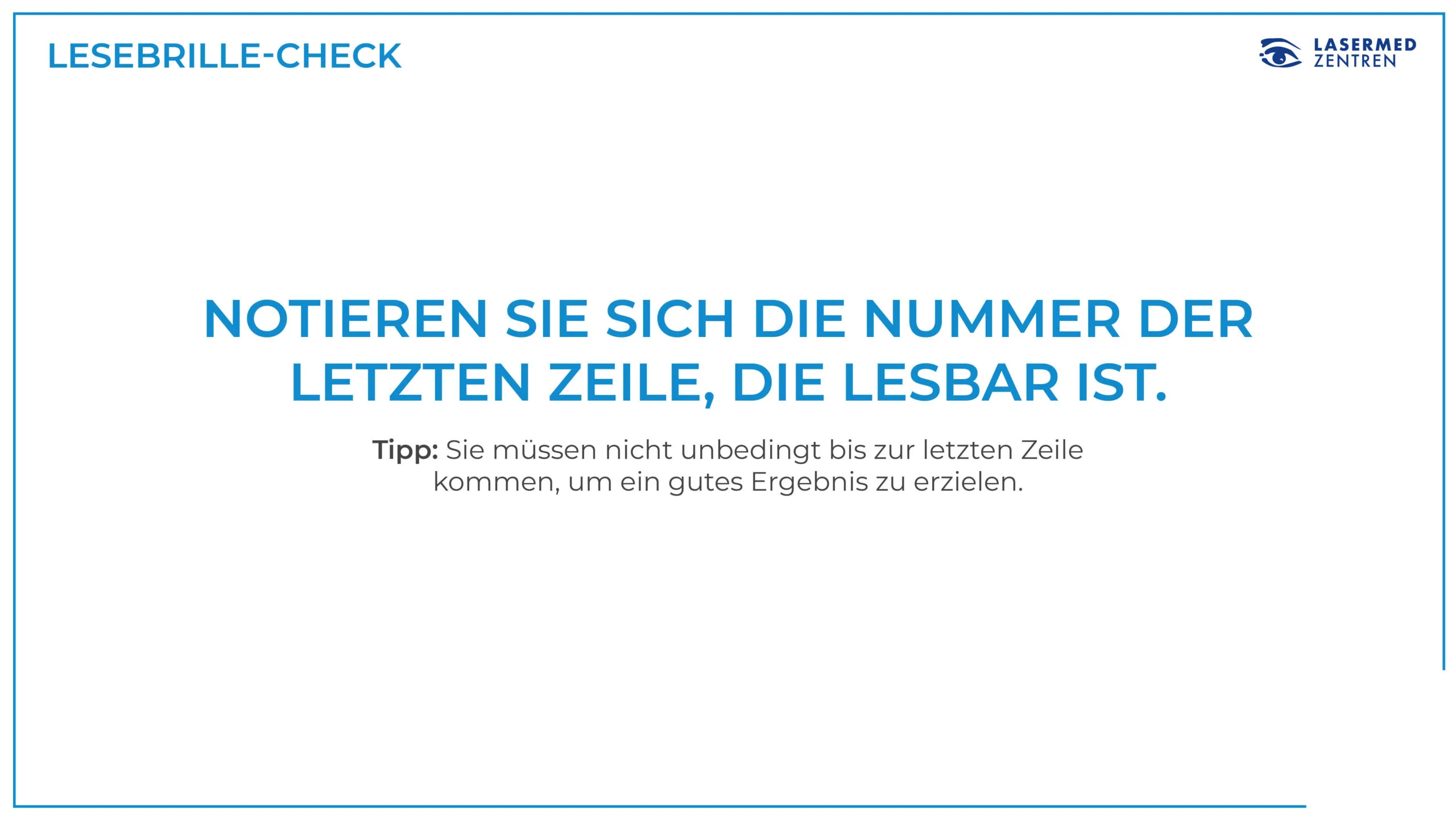 Seh-Check Alterssichtigkeit