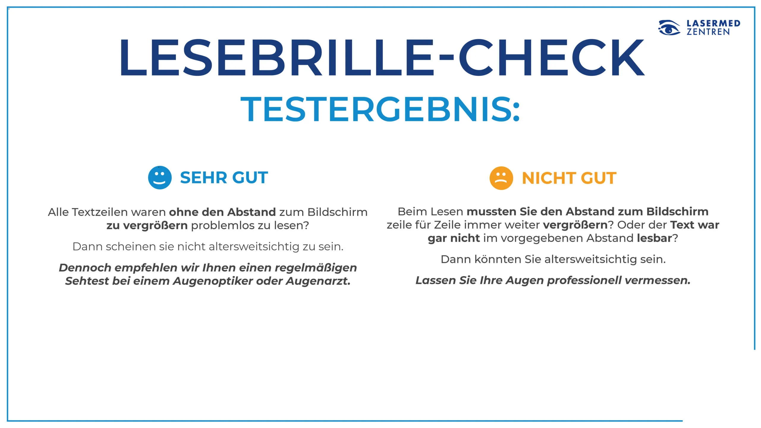 Seh-Check Alterssichtigkeit