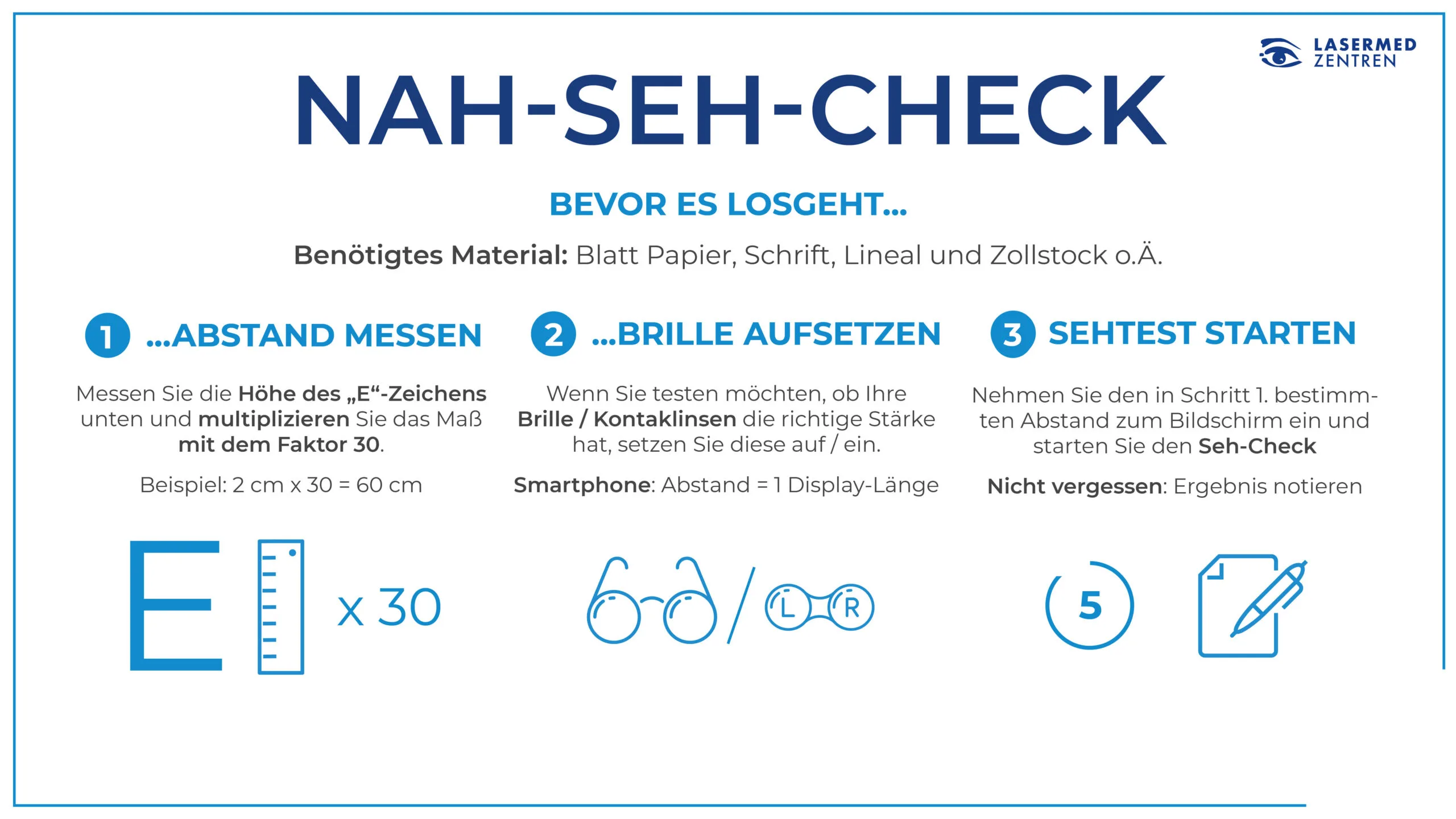 Seh-Check Weitsichtigkeit