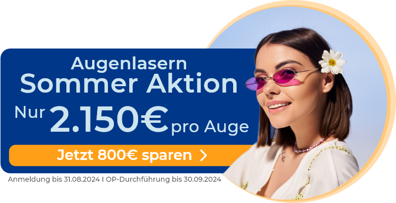 Lasermed Sommer Aktion 2024: 800€ sparen auf Relex SMILE Pro